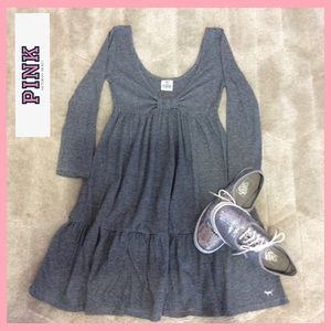 Victoria's Secret PINK Striped Scoop Neck Dress